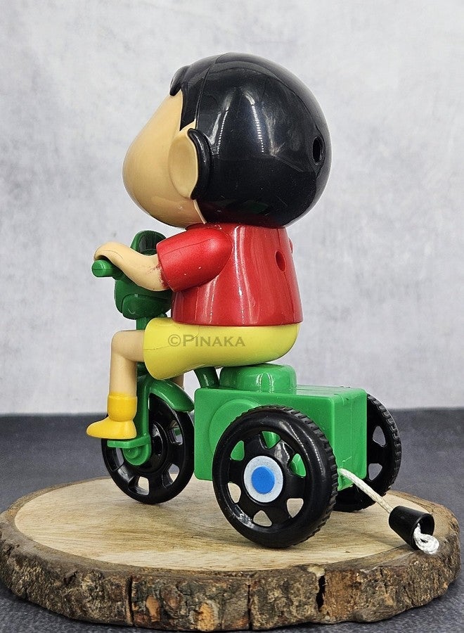 PINAKA Shinchan ON Tricycle Moving Toy Thread Pull for Anime Collection Moving Figurine - Image 5